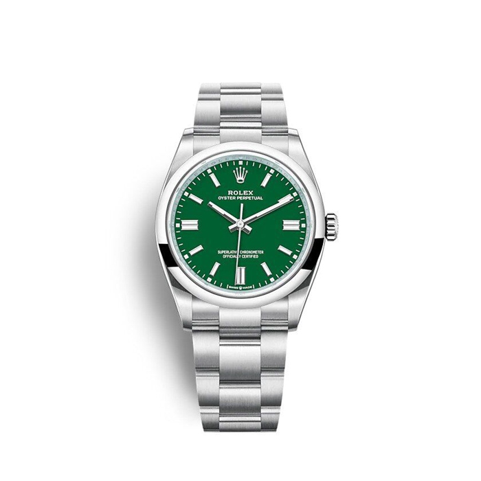 Replika Rolex Oyster Perpetual 36mm Zielony