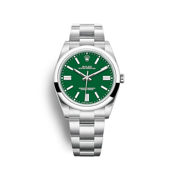 Replika Rolex Oyster Perpetual 41mm Zielony