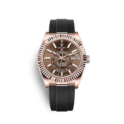 Replika Rolex Sky-Dweller 326235 Czekolada