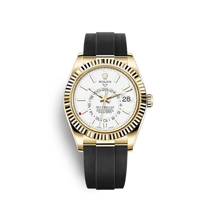 Replika Rolex Sky-Dweller 326238 Biały