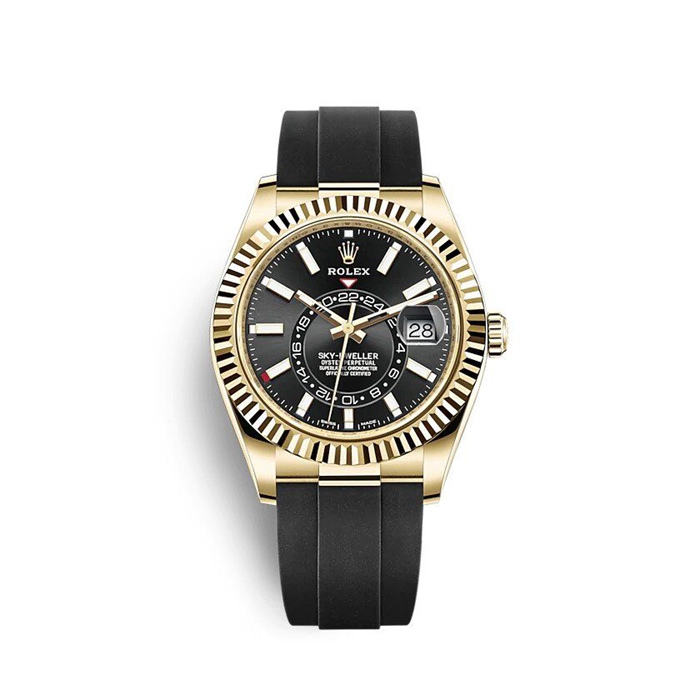 Replika Rolex Sky-Dweller 326238 Czarny