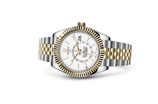 Replika Rolex Sky-Dweller Oyster 42 mm Oystersteel i żółte złoto 326933 - obrazek 2