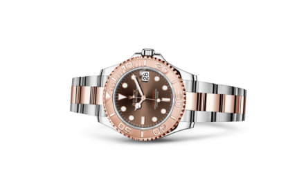 Replika Rolex Yacht-Master 37 Oyster 37 mm Oystersteel i Everose Gold 268621 - obrazek 2
