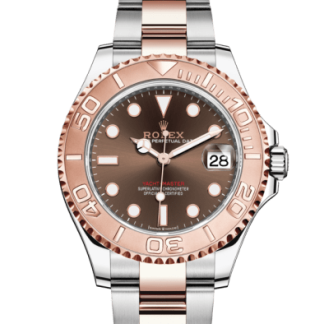 Replika Rolex Yacht-Master 37 Oyster 37 mm Oystersteel i Everose Gold 268621