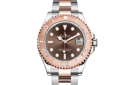 Replika Rolex Yacht-Master 37 Oyster 37 mm Oystersteel i Everose Gold 268621