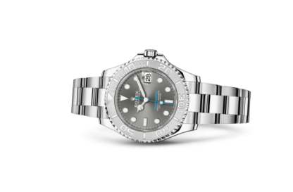 Replika Rolex Yacht-Master 37 Oyster 37 mm Oystersteel i platyna 268622 - obrazek 2