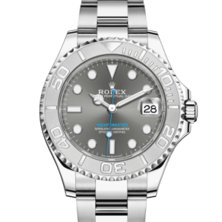 Replika Rolex Yacht-Master 37 Oyster 37 mm Oystersteel i platyna 268622