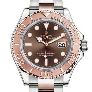 Replika Rolex Yacht-Master 40 Oyster 40 mm Oystersteel i Everose gold 126621