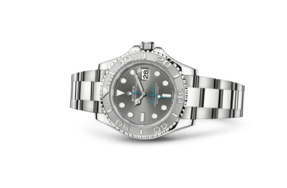 Replika Rolex Yacht-Master 40 Oyster 40 mm Oystersteel i platyna 126622 - obrazek 2
