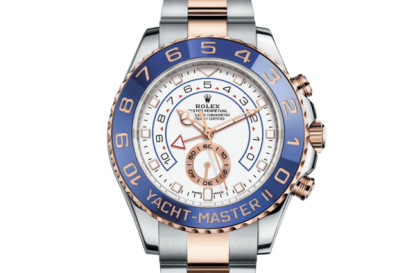 Replika Rolex Yacht-Master II Oyster 44 mm Oystersteel i Everose Gold 116681
