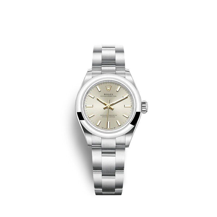 Rolex Rolex Oyster Perpetual 28mm Srebrny