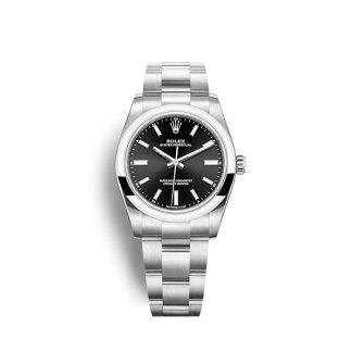 Rolex Rolex Oyster Perpetual 34mm Czarny