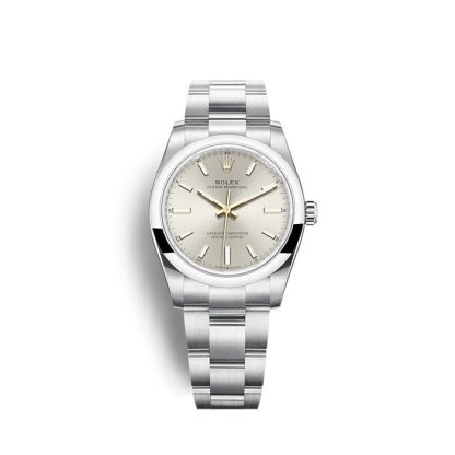 Rolex Rolex Oyster Perpetual 34mm Srebrny