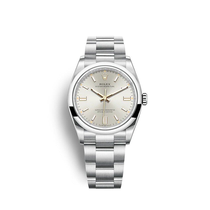Rolex Rolex Oyster Perpetual 36mm Srebrny