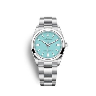 Rolex Rolex Oyster Perpetual 36mm Turkusowy niebieski