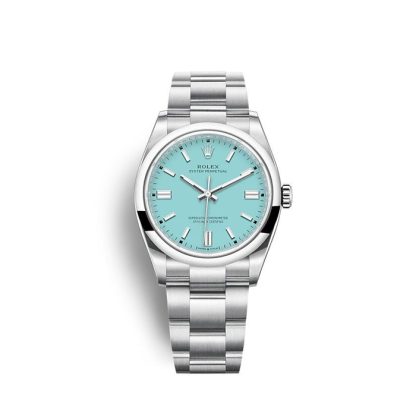 Rolex Rolex Oyster Perpetual 36mm Turkusowy niebieski