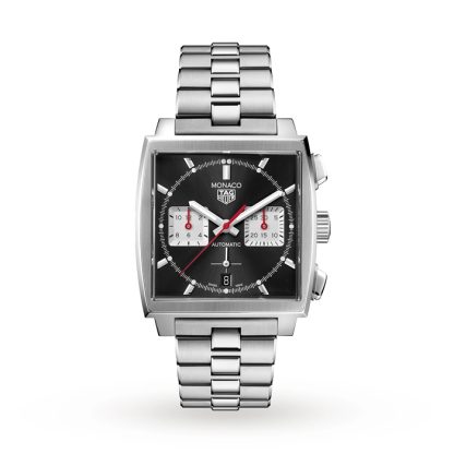 TAG Heuer Monaco Calibre Heuer 02 39mm Zegarek męski CBL2113.BA0644