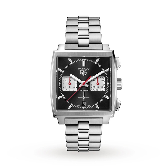 TAG Heuer Monaco Calibre Heuer 02 39mm Zegarek męski CBL2113.BA0644