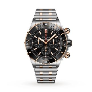 Zegarek Breitling Super Chronomat B01 44 ze stali nierdzewnej i 18-karatowego czerwonego złota UB0136251B1U1