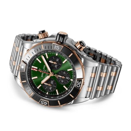 Zegarek Breitling Super Chronomat B01 44 ze stali nierdzewnej i 18-karatowego czerwonego złota UB0136251L1U1 - obrazek 3