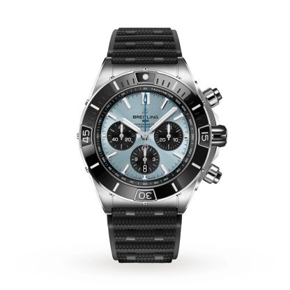 Zegarek Breitling Super Chronomat B01 44 ze stali nierdzewnej i platyny Ice Blue PB0136251C1S1