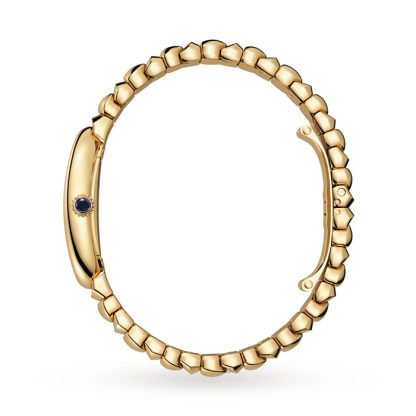 Zegarek Cartier Baignoire De Cartier Mały model Mechanizm kwarcowy 18-karatowe żółte złoto WGBA0043 - obrazek 3