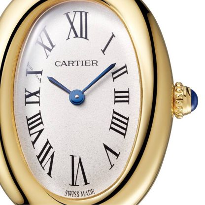 Zegarek Cartier Baignoire De Cartier Mały model Mechanizm kwarcowy 18-karatowe żółte złoto WGBA0043 - obrazek 4