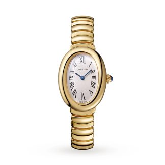 Zegarek Cartier Baignoire De Cartier Mały model Mechanizm kwarcowy 18-karatowe żółte złoto WGBA0043