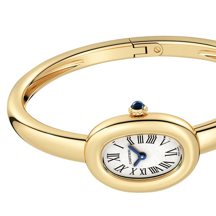 Zegarek Cartier Baignoire De Cartier Mini Model Mechanizm kwarcowy 18-karatowe żółte złoto WGBA0050 - obrazek 4