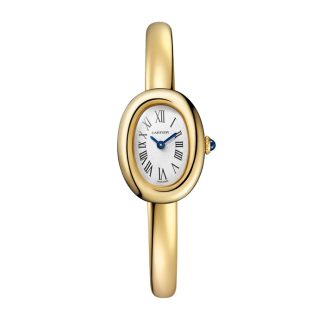 Zegarek Cartier Baignoire De Cartier Mini Model Mechanizm kwarcowy 18-karatowe żółte złoto WGBA0050