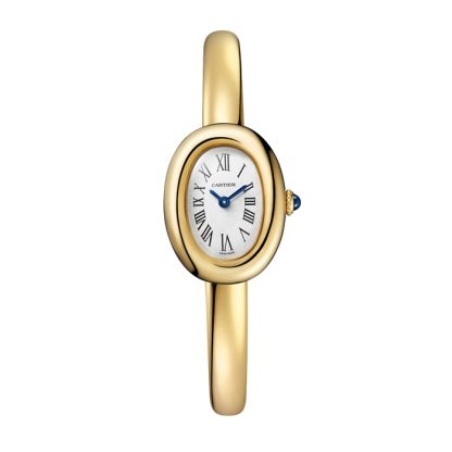 Zegarek Cartier Baignoire De Cartier Mini Model Mechanizm kwarcowy 18-karatowe żółte złoto WGBA0050