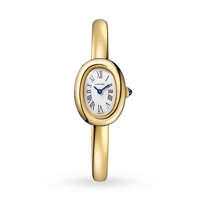 Zegarek Cartier Baignoire De Cartier Mini Model Mechanizm kwarcowy Żółte złoto WGBA0044