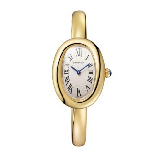 Zegarek Cartier Baignoire Mały model Rozmiar 15 Mechanizm kwarcowy Koperta z żółtego złota WGBA0024