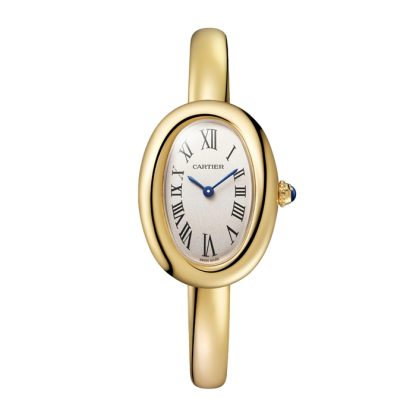 Zegarek Cartier Baignoire Mały model Rozmiar 17 Mechanizm kwarcowy Koperta z żółtego złota WGBA0037