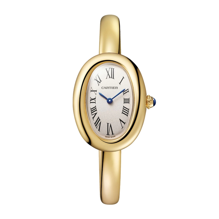 Zegarek Cartier Baignoire Mały model Rozmiar 17 Mechanizm kwarcowy Koperta z żółtego złota WGBA0037