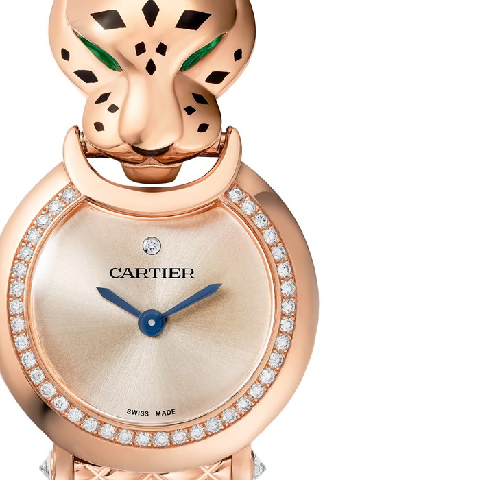 Zegarek Cartier La Panthère 23,6 mm, mechanizm kwarcowy, różowe złoto HPI01381 - obrazek 4