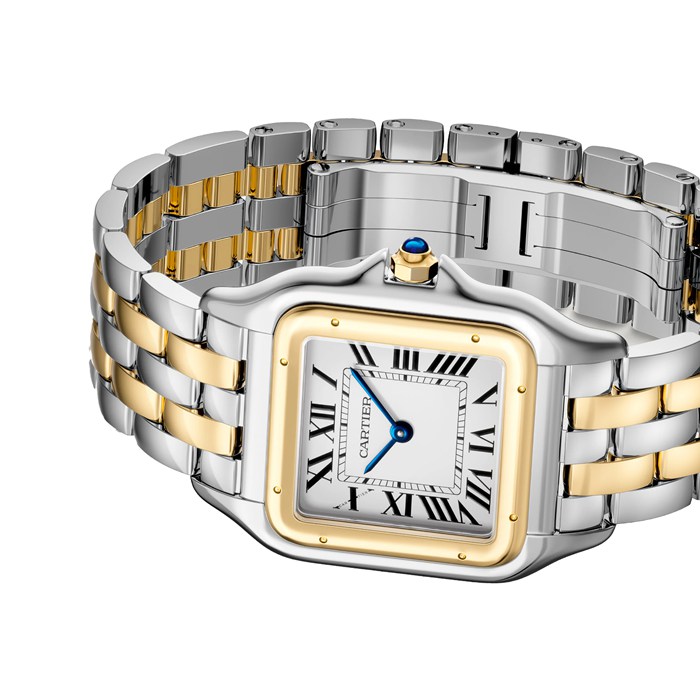Zegarek Cartier Panthère De Cartier Duży model Mechanizm kwarcowy Żółte złoto Stal W2PN0016 - obrazek 3