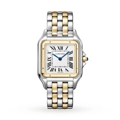Zegarek Cartier Panthère De Cartier Duży model Mechanizm kwarcowy Żółte złoto Stal W2PN0016