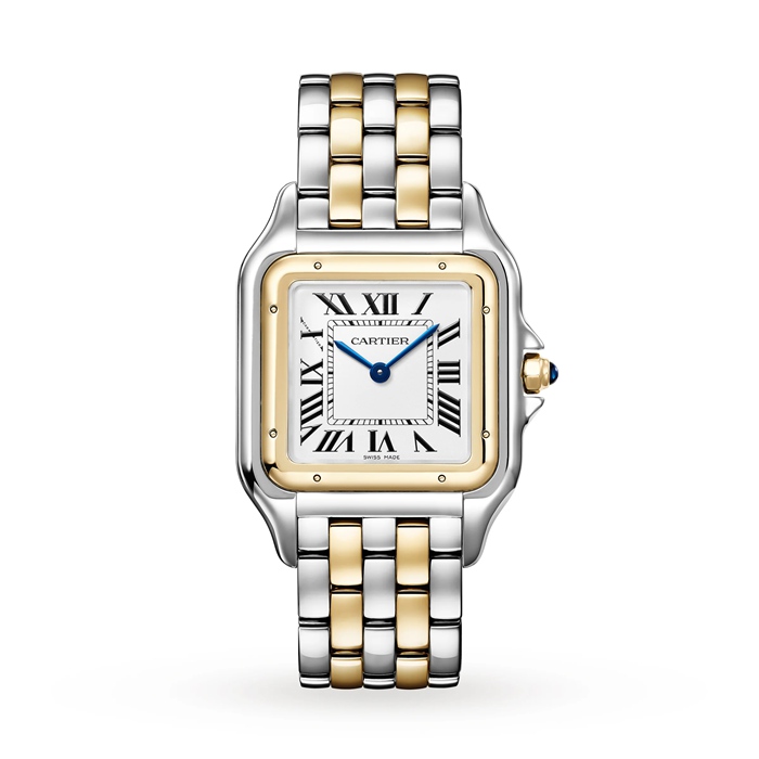 Zegarek Cartier Panthère De Cartier Duży model Mechanizm kwarcowy Żółte złoto Stal W2PN0016
