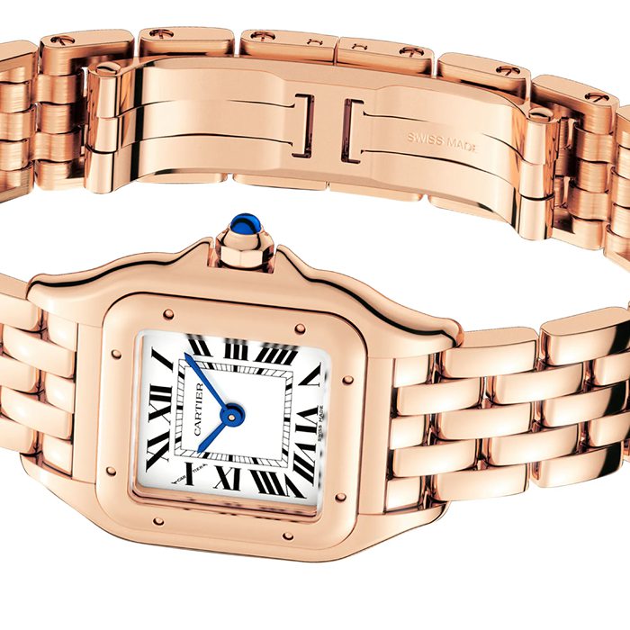 Zegarek Cartier Panthère De Cartier Mały model Koperta z mechanizmem kwarcowym w kolorze różowego złota WGPN0006 - obrazek 4