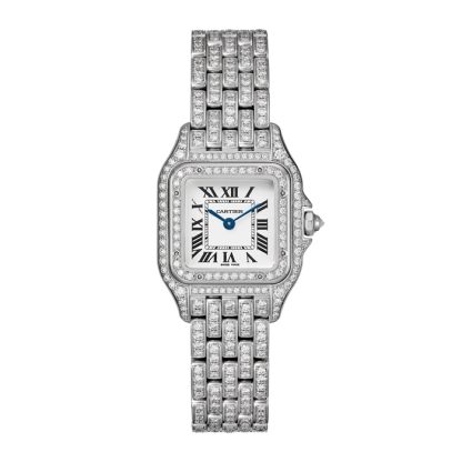 Zegarek Cartier Panthère De Cartier Mały model Mechanizm kwarcowy Rodowana koperta z białego złota HPI01129 - obrazek 2