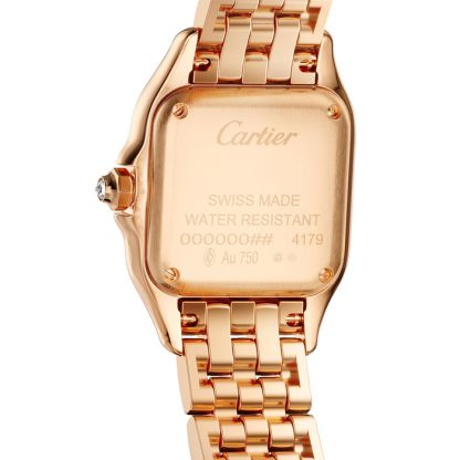 Zegarek Cartier Panthère De Cartier Mały model Mechanizm kwarcowy Różowe złoto WJPN0058 - obrazek 2