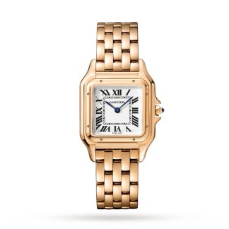 Zegarek Cartier Panthère De Cartier Średni model Mechanizm kwarcowy Różowe złoto WGPN0007