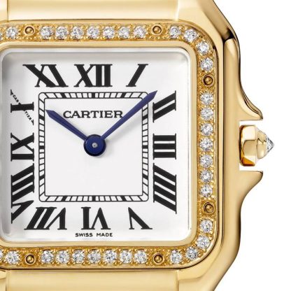 Zegarek Cartier Panthère De Cartier Średni model Mechanizm kwarcowy Żółte złoto Diamenty WJPN0016 - obrazek 2