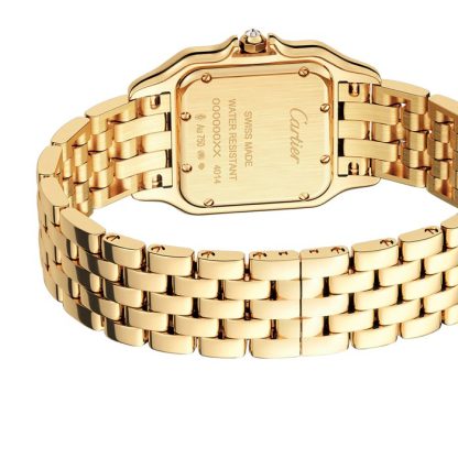 Zegarek Cartier Panthère De Cartier Średni model Mechanizm kwarcowy Żółte złoto Diamenty WJPN0016 - obrazek 4