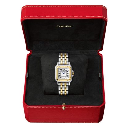 Zegarek Cartier Panthère De Cartier Średni model Mechanizm kwarcowy Żółte złoto Stal W2PN0014 - obrazek 2
