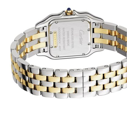 Zegarek Cartier Panthère De Cartier Średni model Mechanizm kwarcowy Żółte złoto Stal W2PN0014 - obrazek 5