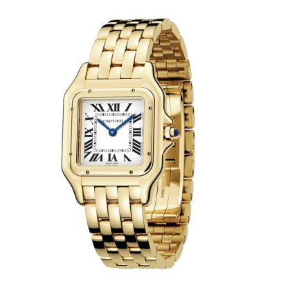Zegarek Cartier Panthère De Cartier Średni model Mechanizm kwarcowy Żółte złoto WGPN0009 - obrazek 2