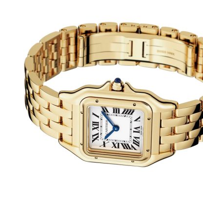 Zegarek Cartier Panthère De Cartier Średni model Mechanizm kwarcowy Żółte złoto WGPN0009 - obrazek 5