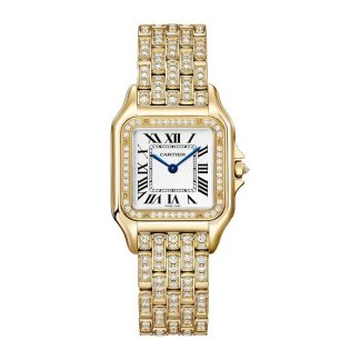 Zegarek Cartier Panthere De Cartier Średni model Mechanizm kwarcowy Żółte złoto WJPN0060
